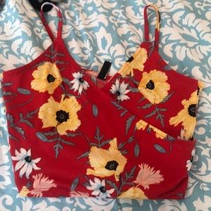 Floral crop top
